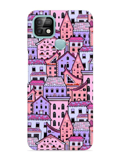 Seamless Pattern Houses Snap Case for Infinix Smart 5 Pro Zapvi