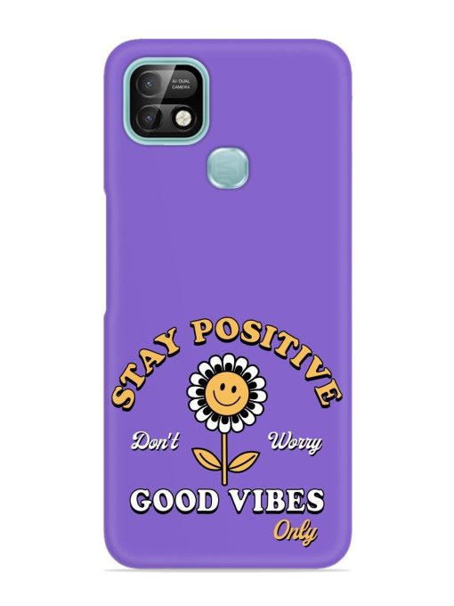 Retro Positive Flower Snap Case for Infinix Smart 5 Pro Zapvi