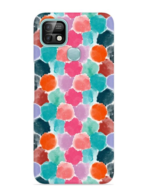 Colorful Seamless Pattern Snap Case for Infinix Smart 5 Pro Zapvi