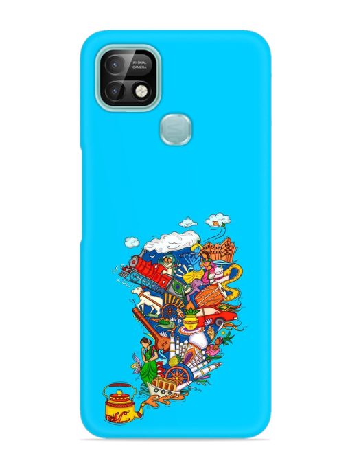 Vector Design Indian Snap Case for Infinix Smart 5 Pro Zapvi