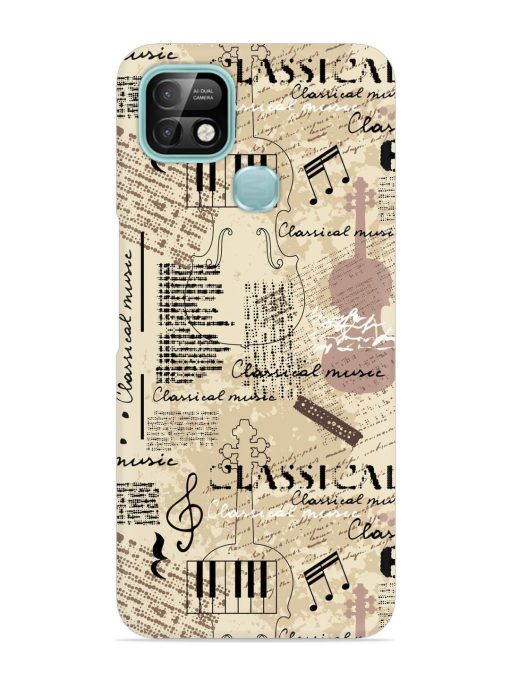 Classical Music Lpattern Snap Case for Infinix Smart 5 Pro Zapvi