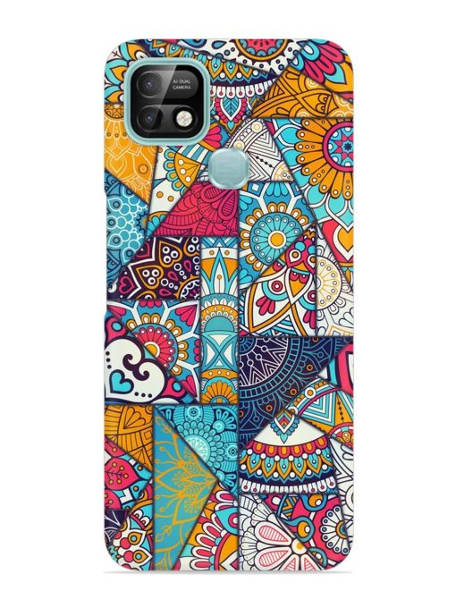 Patchwork Pattern Vintage Snap Case for Infinix Smart 5 Pro Zapvi