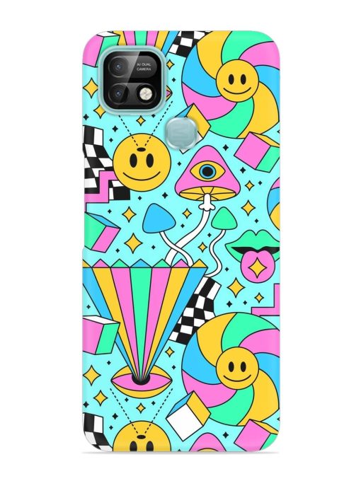 Trippy Rainbow 60S Snap Case for Infinix Smart 5 Pro Zapvi