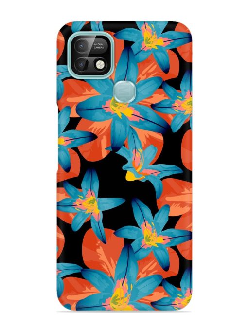 Philippine Flowers Seamless Snap Case for Infinix Smart 5 Pro Zapvi