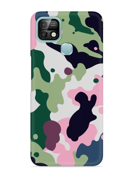 Seamless Funky Camouflage Snap Case for Infinix Smart 5 Pro Zapvi