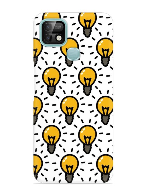 Light Bulb Seamless Snap Case for Infinix Smart 5 Pro Zapvi