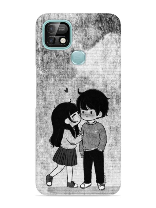 Couple Love Highlights Snap Case for Infinix Smart 5 Pro Zapvi