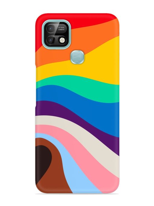 Minimal Pride Art Snap Case for Infinix Smart 5 Pro Zapvi