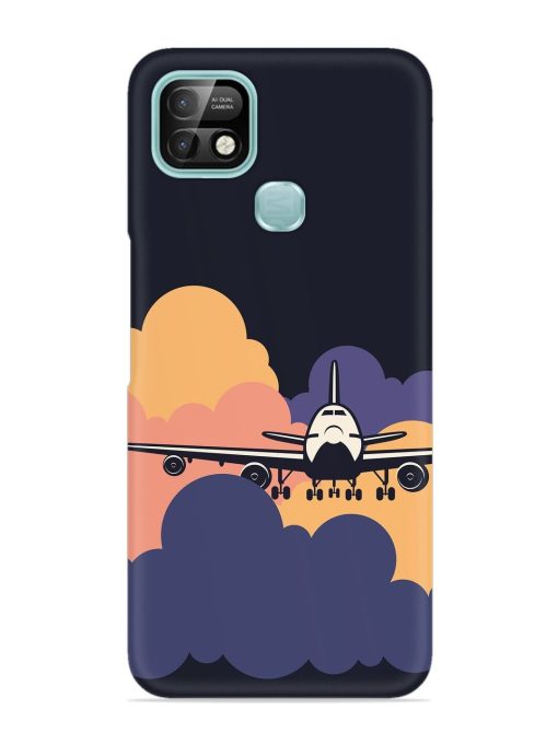 Aeroplane vector Snap Case for Infinix Smart 5 Pro Zapvi