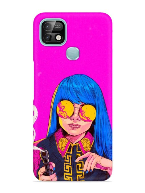 Aesthetic Anime Girl Snap Case for Infinix Smart 5 Pro Zapvi