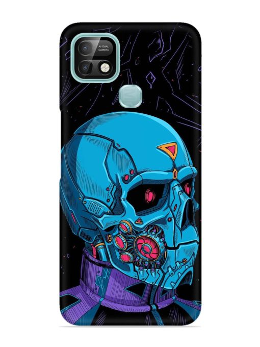 Skull Robo Vector Snap Case for Infinix Smart 5 Pro Zapvi