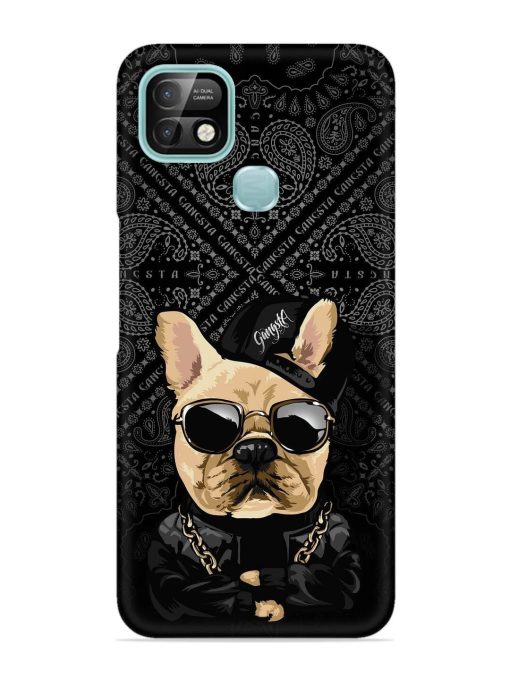 Gangsta Cool Sunglasses Dog Snap Case for Infinix Smart 5 Pro Zapvi