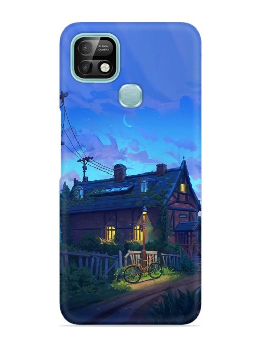 Beautiful Village House Snap Case for Infinix Smart 5 Pro Zapvi