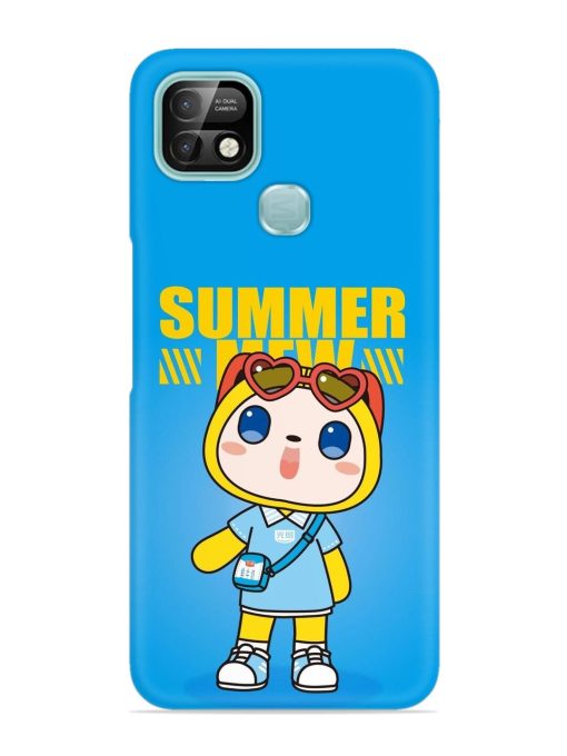 Summer Mew Cartoon Snap Case for Infinix Smart 5 Pro Zapvi