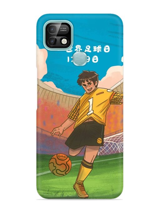 Soccer Kick Snap Case for Infinix Smart 5 Pro Zapvi