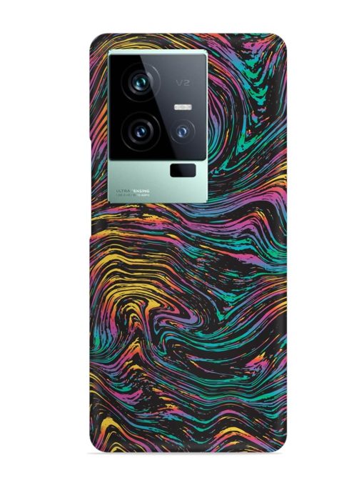 Abstract Liquid Colors Snap Case for Iqoo 11 (5G) Zapvi