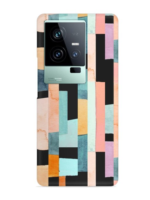 Geometric Seamless Pattern Snap Case for Iqoo 11 (5G) Zapvi