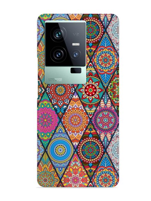 Seamless Tile Pattern Snap Case for Iqoo 11 (5G) Zapvi