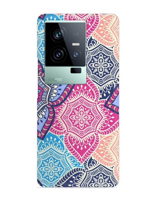 Ethnic Floral Seamless Snap Case for Iqoo 11 (5G) Zapvi