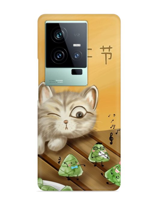 Cat Scorpion Dancing Snap Case for Iqoo 11 (5G) Zapvi