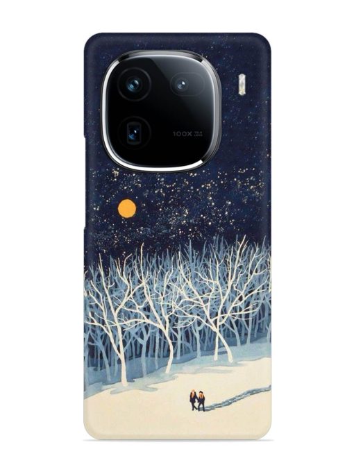 Full Moon Snowshoe Tour Snap Case for Iqoo 12 (5G) Zapvi