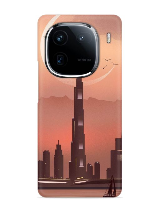 Landmark Burj Khalifa Snap Case for Iqoo 12 (5G) Zapvi