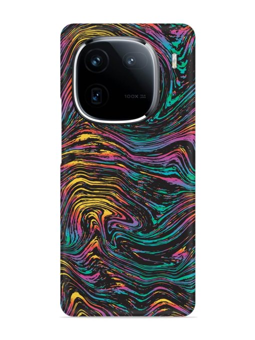 Abstract Liquid Colors Snap Case for Iqoo 12 (5G) Zapvi