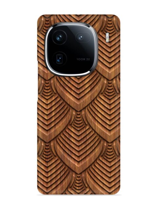 Carved Pattern On Snap Case for Iqoo 12 (5G) Zapvi