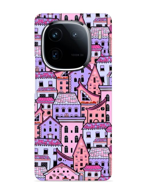 Seamless Pattern Houses Snap Case for Iqoo 12 (5G)