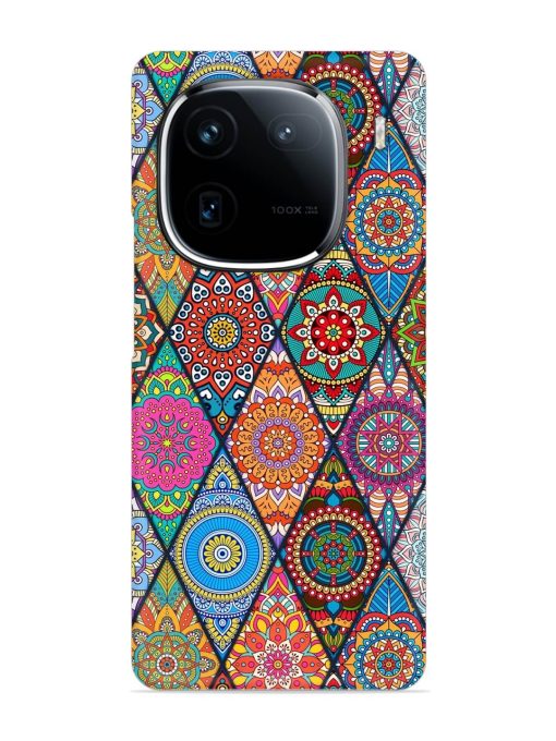 Seamless Tile Pattern Snap Case for Iqoo 12 (5G) Zapvi