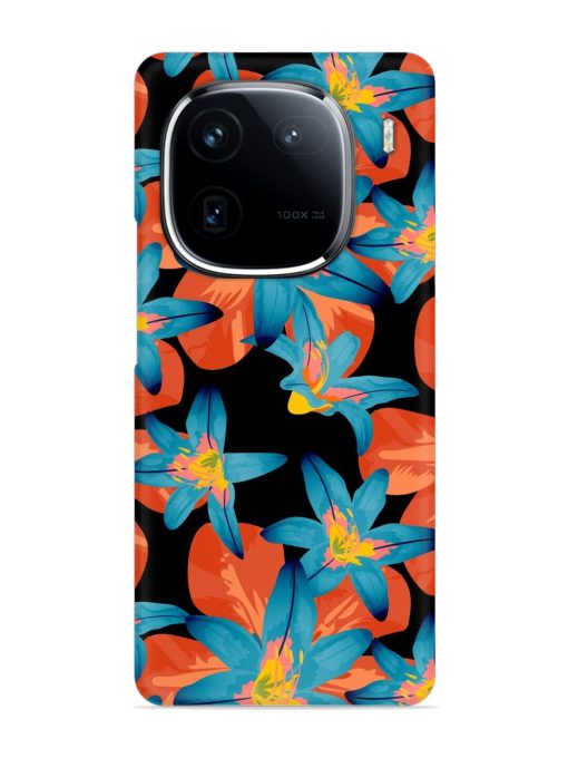 Philippine Flowers Seamless Snap Case for Iqoo 12 (5G) Zapvi