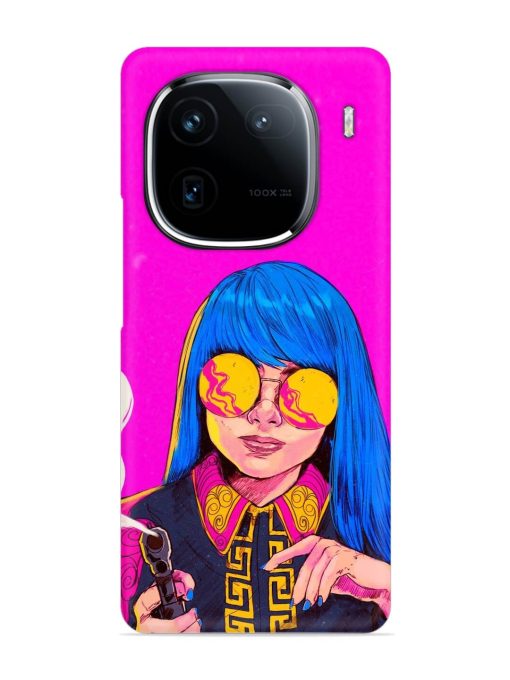 Aesthetic Anime Girl Snap Case for Iqoo 12 (5G) Zapvi