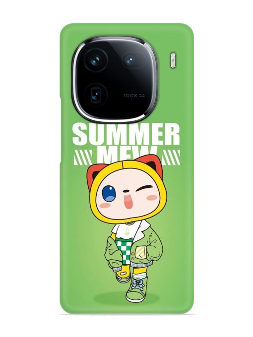 Summer Mew Snap Case for Iqoo 12 (5G) Zapvi