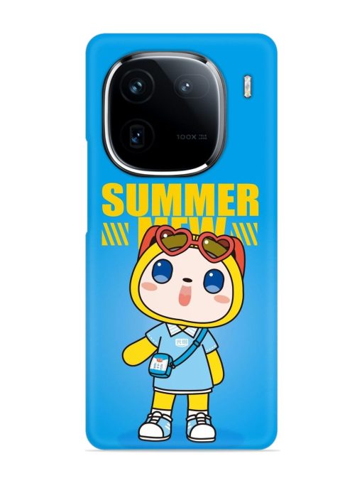 Summer Mew Cartoon Snap Case for Iqoo 12 (5G) Zapvi