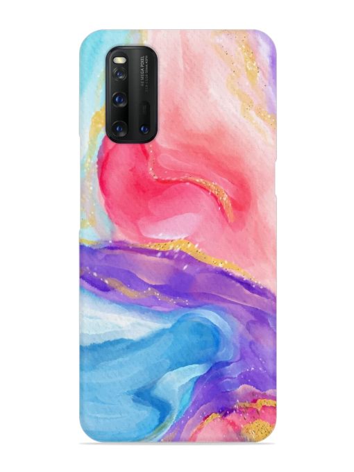 Watercolor Gradient Snap Case for Iqoo 3