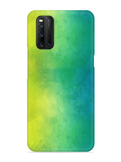 Yellow Green Gradient Snap Case for Iqoo 3 Zapvi