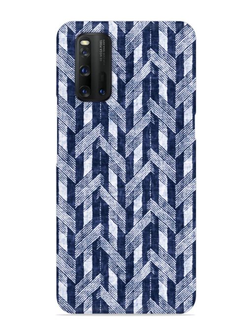 Abstract Herringbone Motif Snap Case for Iqoo 3