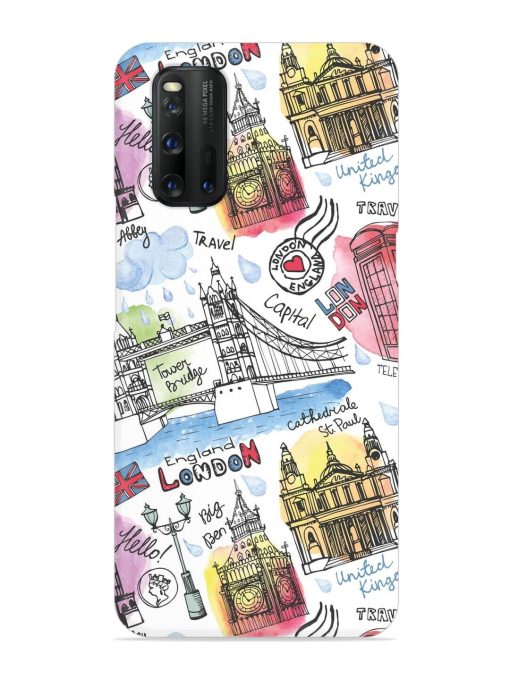 Vector London Landmark Snap Case for Iqoo 3 Zapvi