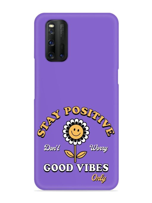 Retro Positive Flower Snap Case for Iqoo 3 Zapvi