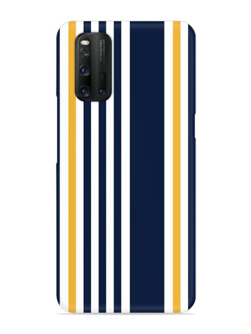 Seamless Stripe Pattern Snap Case for Iqoo 3 Zapvi