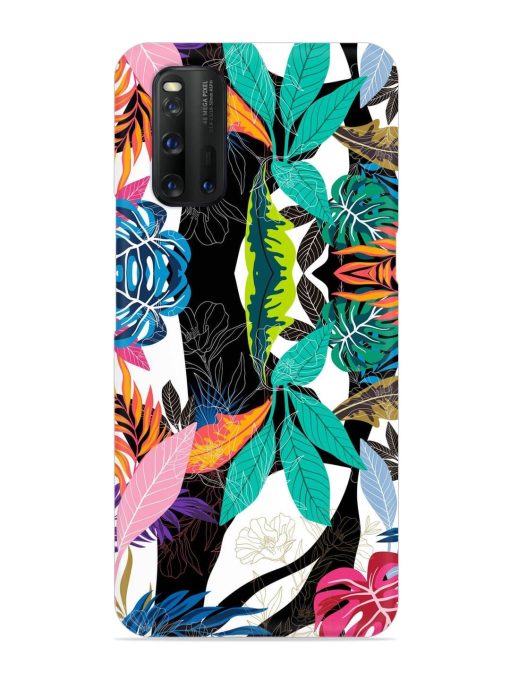 Floral Pattern Bright Snap Case for Iqoo 3 Zapvi