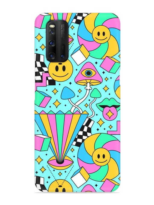 Trippy Rainbow 60S Snap Case for Iqoo 3 Zapvi