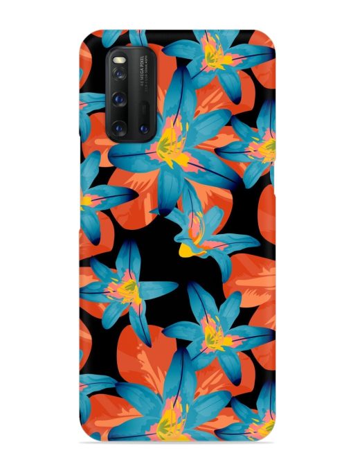 Philippine Flowers Seamless Snap Case for Iqoo 3 Zapvi