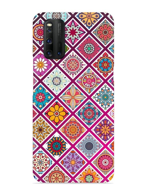 Seamless Tile Pattern Snap Case for Iqoo 3 Zapvi