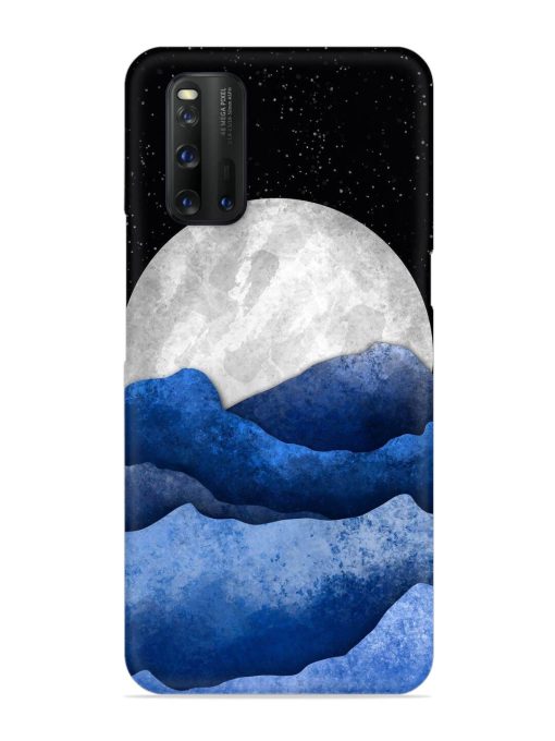 Full Moon Mountain Vector Snap Case for Iqoo 3 Zapvi