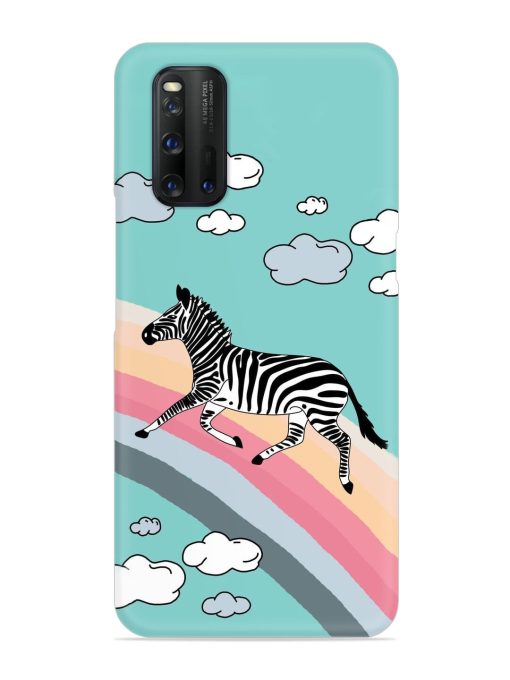 Running Zebra Snap Case for Iqoo 3 Zapvi