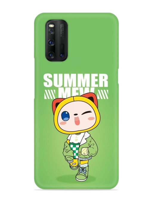 Summer Mew Snap Case for Iqoo 3 Zapvi