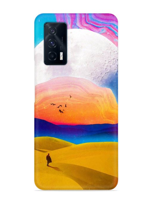 Sandy Desert Snap Case for Iqoo 7 (5G) Zapvi