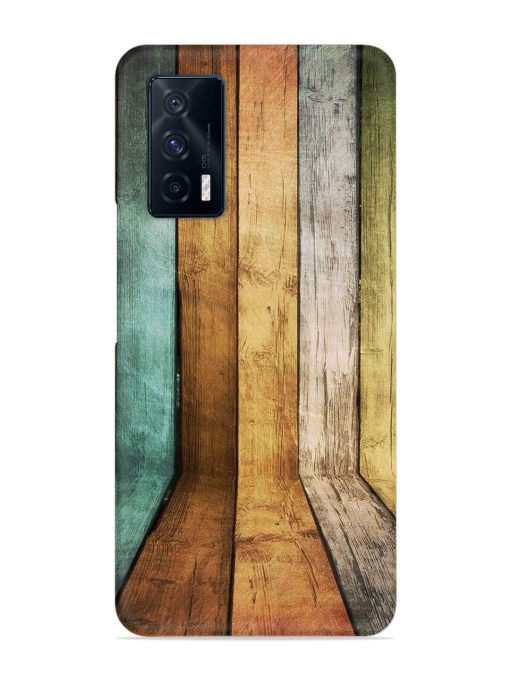 Wooden Realistic Art Snap Case for Iqoo 7 (5G) Zapvi