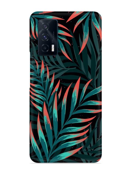 Green Leaf Art Snap Case for Iqoo 7 (5G)